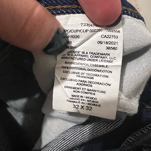 Dickies Men's Relaxed Fit Blue Jeans - Picture 2 of 3